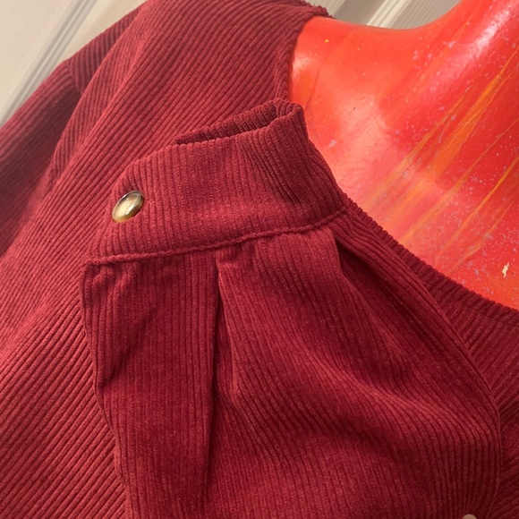 SHEIN Corduroy Crop Top Sweater - Picture 11 of 14